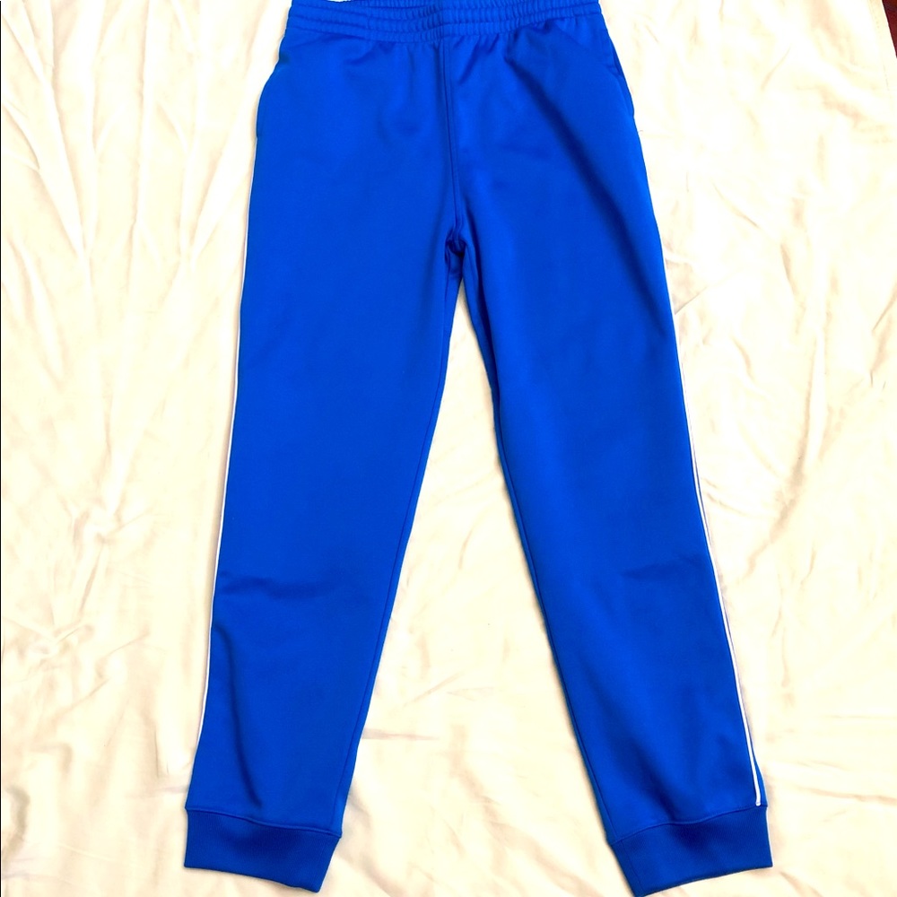 Lands’End Boys BLUE Iron knee Active Tract Pants  size L 14-16